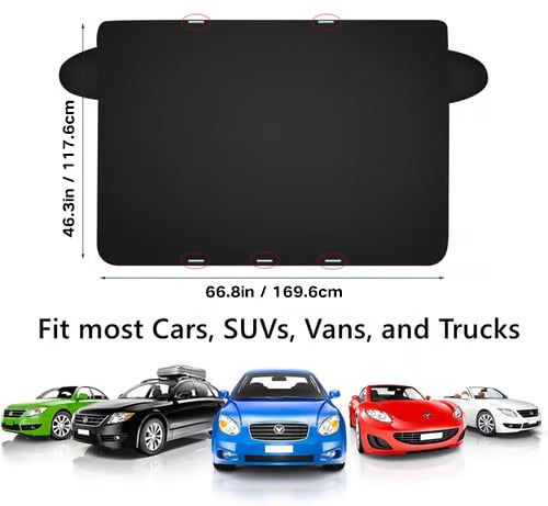 WinterArmor – Upgraded Magnetic Windshield Cover
