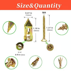 ScrewHold – Self Drilling Wall Mount Kit