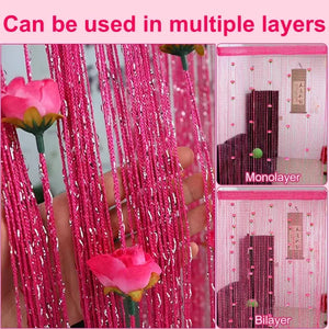 FloralGrace | Multi-Purpose Decorative Rose Curtains