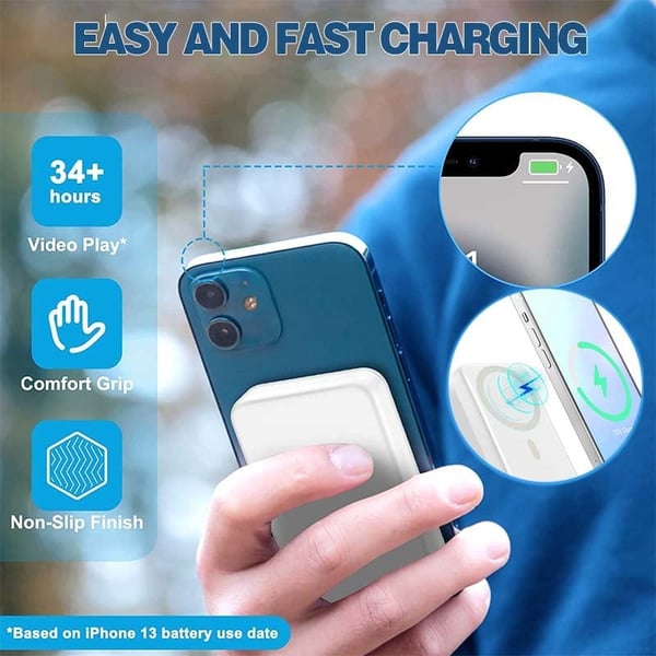 SnapCharge – Wireless Magnetic Power Bank