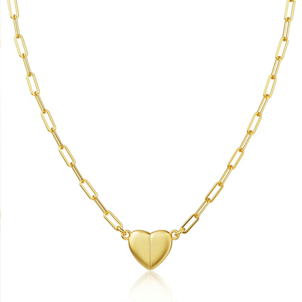 HeartLink – Magnetic Heart Pendant Necklace