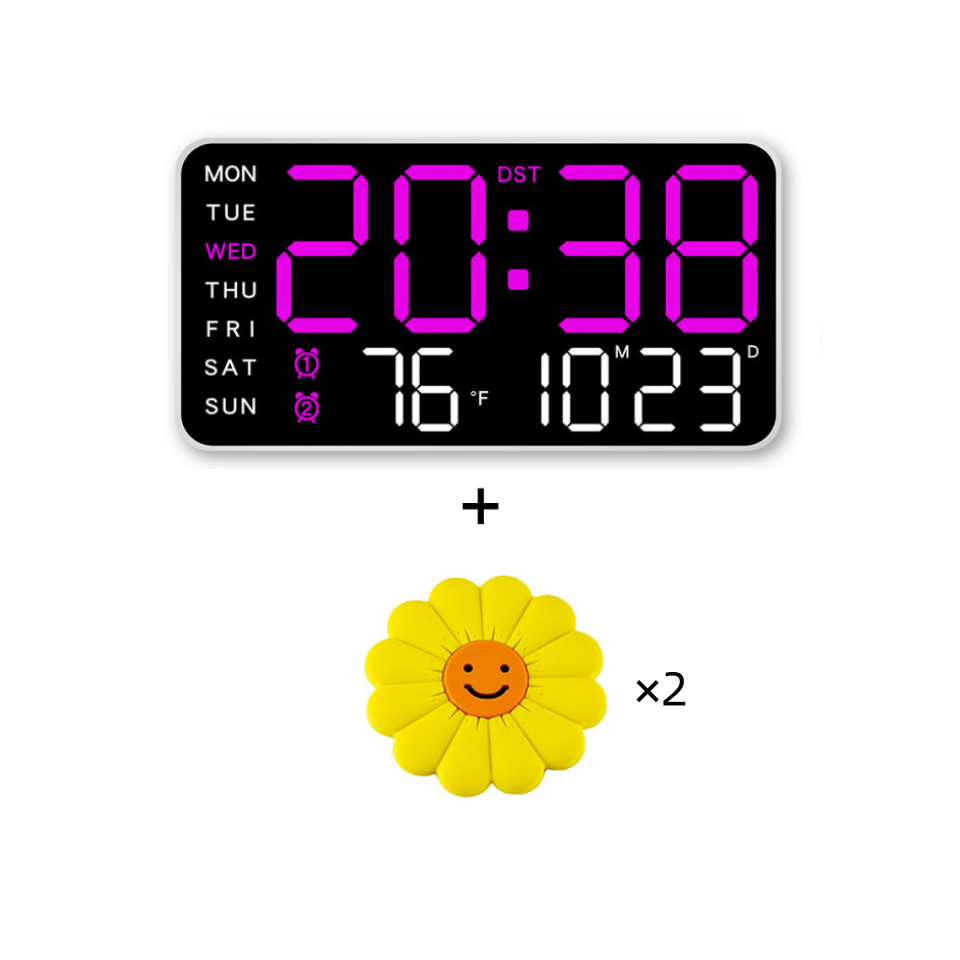 NeoTime – Sleek LED Digital Clock for Modern Decor