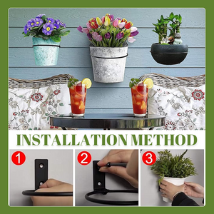 FloralOrbit- Wall Mounted Pot Holder