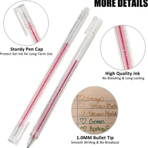 GlitterGlow - Vibrant Glitter Gel Pen Set