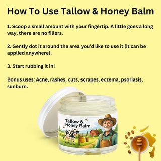 PureTallow – Tallow & Honey Moisturising Balm