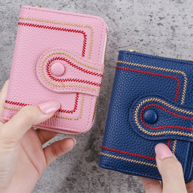 ThreadBloom – Embroidered Coin Purse