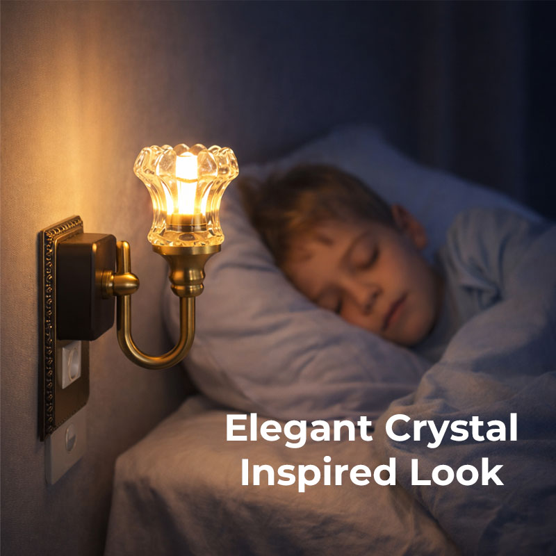 AntiqueLume – Classic Wall Sconce Night Light