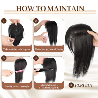 LushFringe – Natural Hair Topper for Women