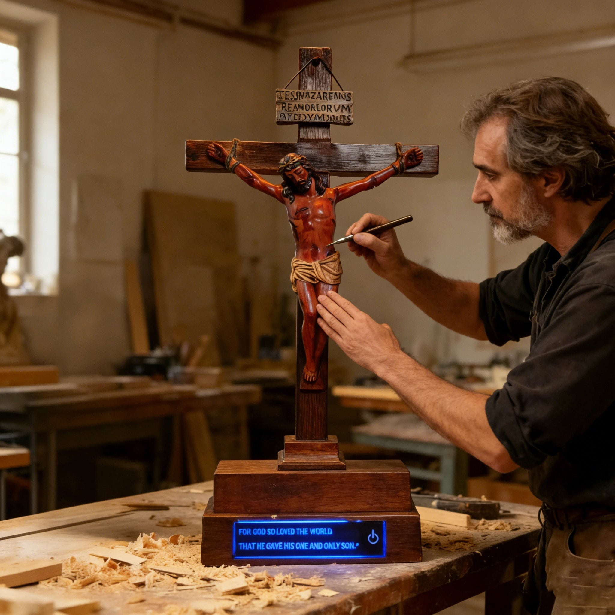 FaithCraft – Handmade Realistic Crucifix Christ