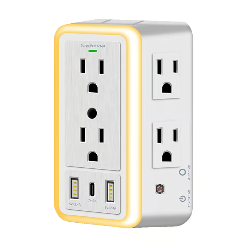 PowerHub |  9-IN-1 Multi Plug Surge Protector Outlet