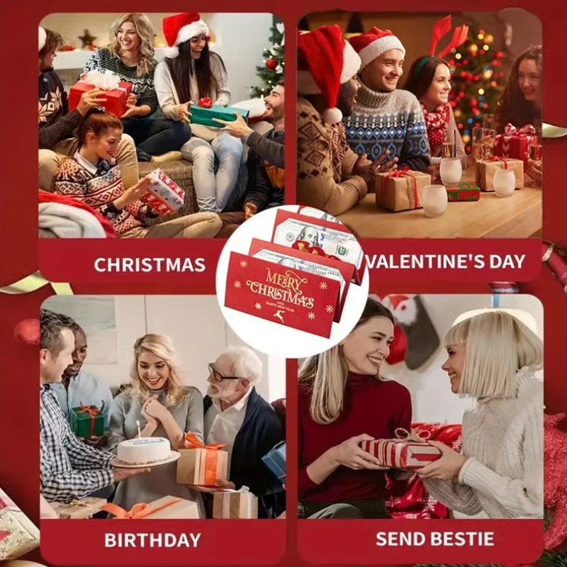 FestivaFold – Luxury Christmas Cash Gift Envelope