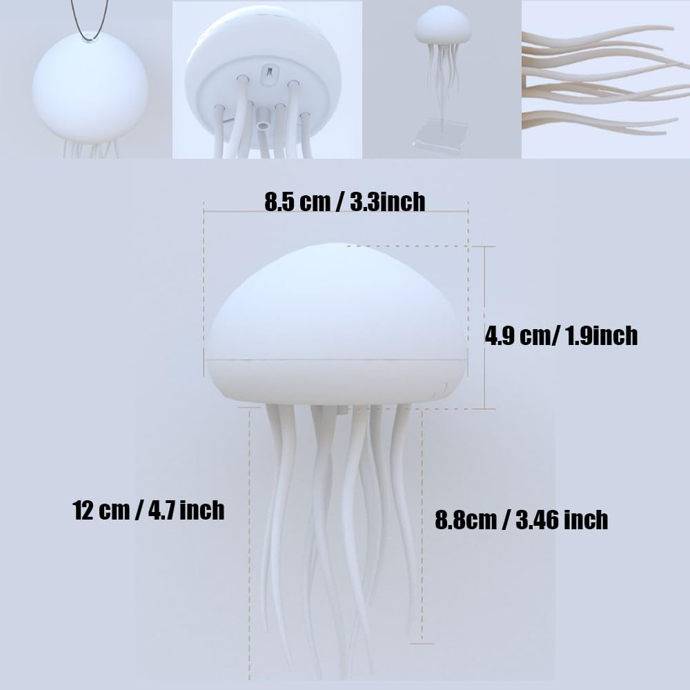 OceanWhisper - Dreamlike Jellyfish LED Lamp