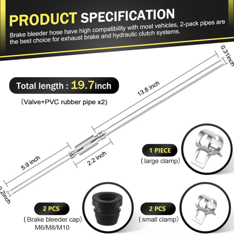 BleedPro | Hassle-Free Brake Hose Kit for Car & Motorcycle