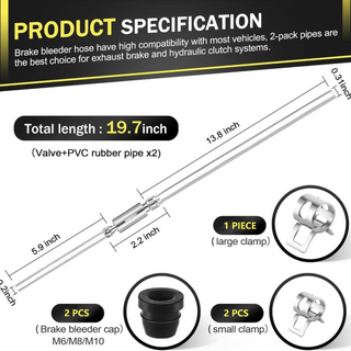 BleedPro | Hassle-Free Brake Hose Kit for Car & Motorcycle