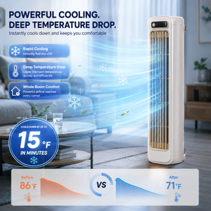 BreezeDock – Rechargeable Personal Air Cooling Fan