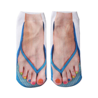 Super Comfy Manicure Print Socks marnetic