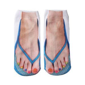 Super Comfy Manicure Print Socks marnetic