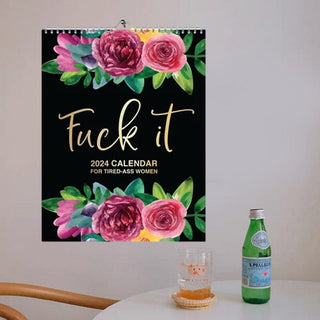 2024 Calendar For Tired-Ass Women Metic