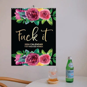 2024 Calendar For Tired-Ass Women Metic