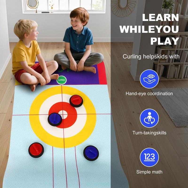 CurlPlay – Tabletop Family Curling Game for All Ages