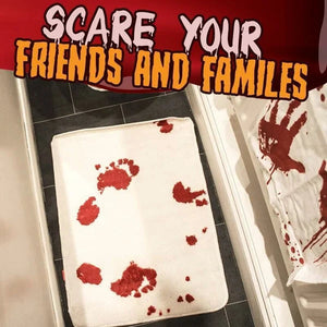 Chilling Bloodstain Bath Mat marnetic