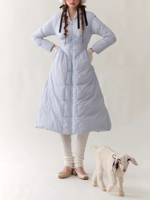 WinterWhisper - Sea Salt Down Jacket – Slim & Cozy