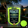 Colorful Glow-in-the-Dark Garden Stones