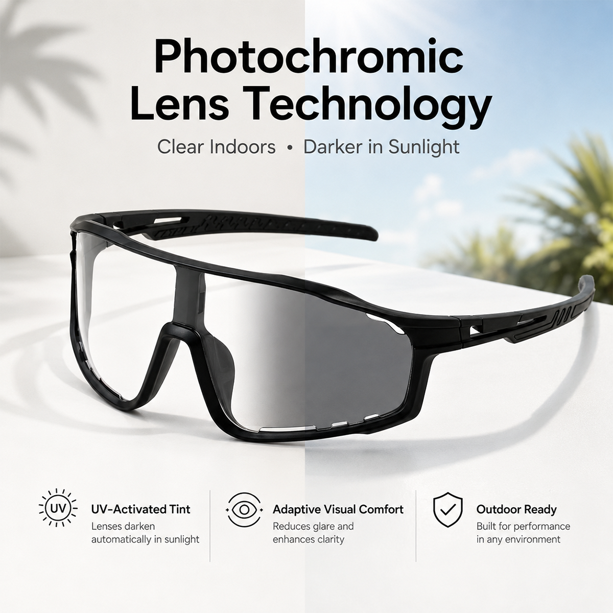 VisionWise – UV400 Photochromic Safety Glasses
