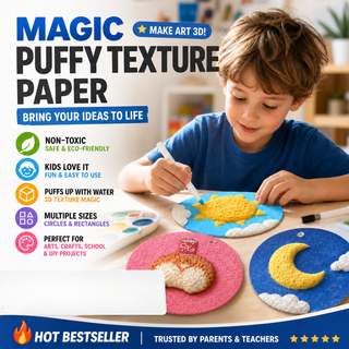 PuffiArt – 3D Foam Texture Painting Paper