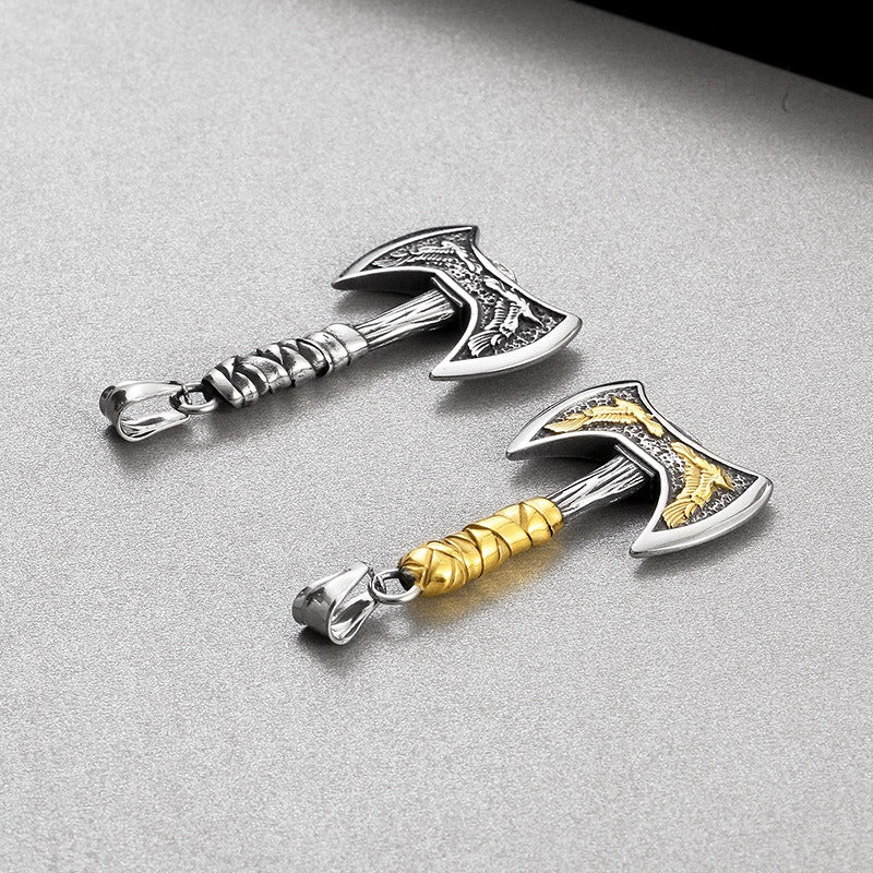 AxeValor – Elegant Norse Axe Necklace