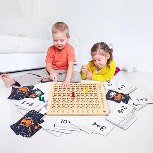 MathQuest - Montessori Wooden Multiplication Board