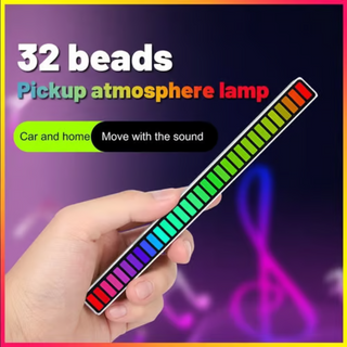 RhythmGlow - Wireless Sound Reactive RGB Light Bar