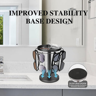 SpinRack - 360° Eyewear & Accessory Organizer