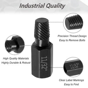 BoltBuster – Broken Screw Removal Tool - 10-Piece Kit