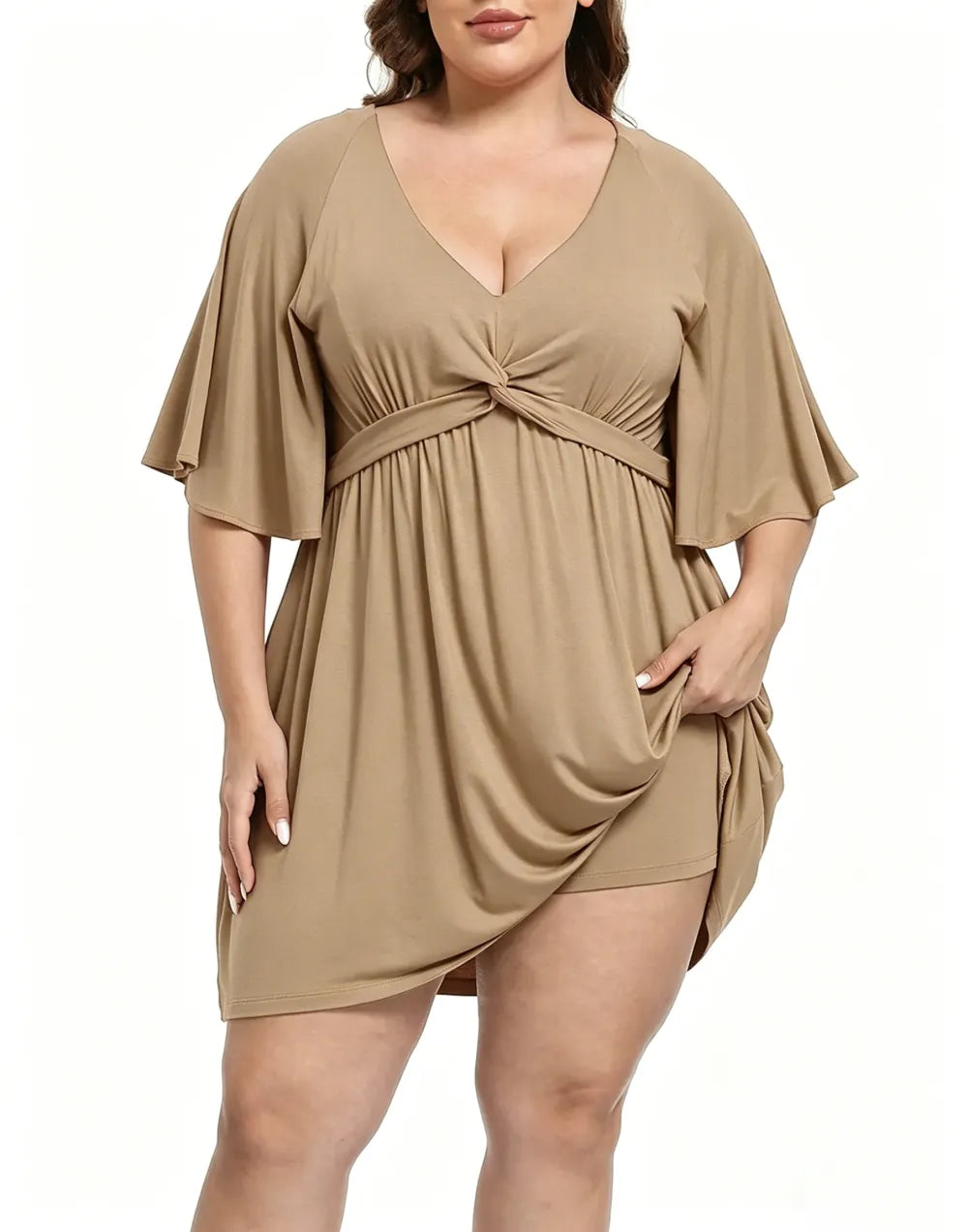 CurvaBelle – Plus Size Romper Dress