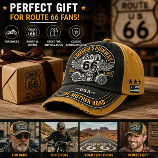 Route66 Heritage – 100th Anniversary Vintage Baseball Cap