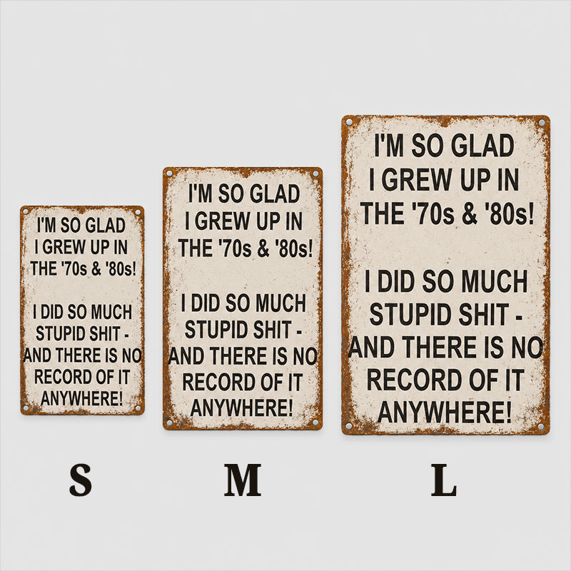 FortunateFinds – Retro Nostalgia Metal Sign