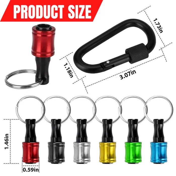 BitLock – Quick Release Hex Bit Holder Carabiner