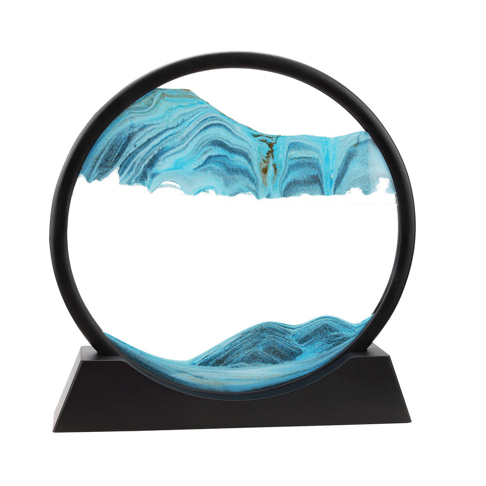 TranquilScape - 3D Sand Motion Hourglass – Relax & Inspire
