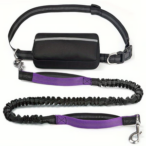 LeashEase – Zipper Pouch Running Dog Leash