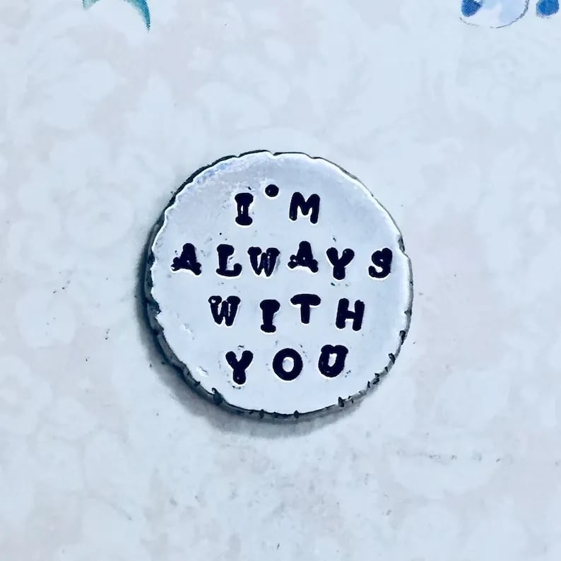 HeartCarry – Handcrafted Pewter Pocket Token