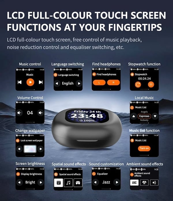 SonicFlow – Powerful Waterproof Open Earbuds
