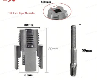 🔥Pipe Tapping and Threading Tool | Dual-Specification Compatible