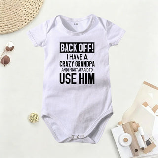 SnugglePrint – Grandpa Quote Baby Bodysuit