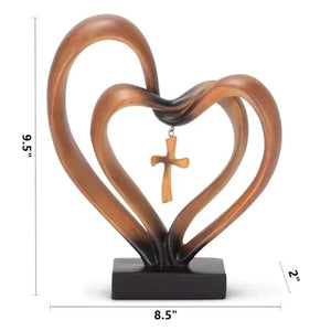 JesusLove - Entwined Hearts Easter Cross