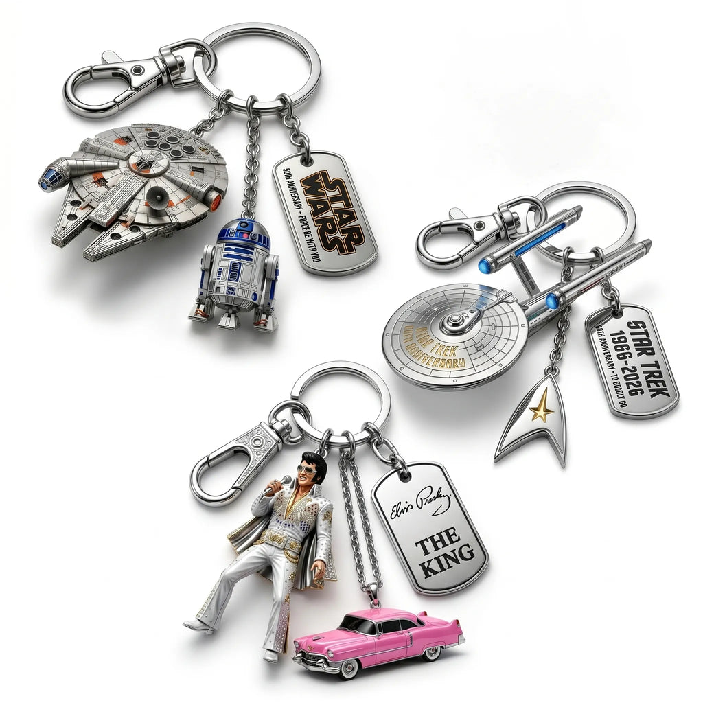 OrbitForce – Detailed 3D Star Trek Metal Keychain