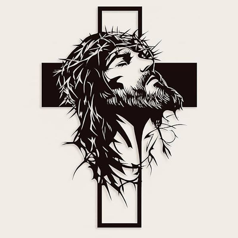 SoulLight - Wall Cross Décor – Strength & Encouragement