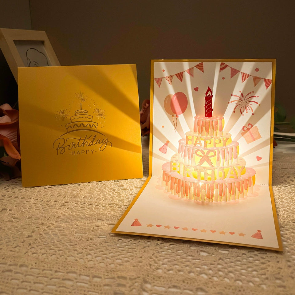 MagicMelody - Light & Music Birthday Greeting Card