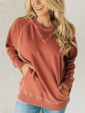 SoftHaven | Textured Rib Pullover for Everyday Comfort