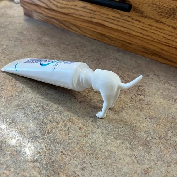 Pooping Puppy Toothpaste Topper marnetic